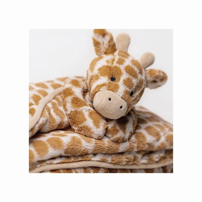 Jellycat Bashful Giraffe Blankets USA | 09536GKHX